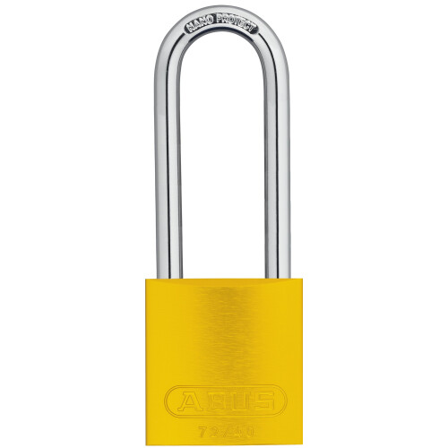 Abus ABUS Lockout Padlock KD Yellow 1/4 in. Dia 3"""" Shackle