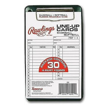 Rawlings System-17 Lineup Card Case Baseball/Softball