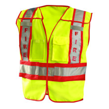 OccuNomix Herren Feuerschutzweste 3X/4X-Large Gelb/Rot US LUX-PSF-Y3/4X