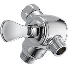 Desviador de Braço de Chuveiro Delta Faucet U4929-PK 3-Vias, Cromado, 3 x 3 x 3.75 polegadas