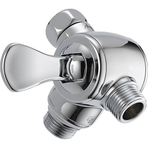 Desviador de Braço de Chuveiro Delta Faucet U4929-PK 3-Vias, Cromado, 3 x 3 x 3.75 polegadas