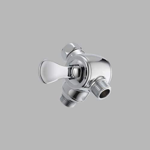 Desviador de Braço de Chuveiro Delta Faucet U4929-PK 3-Vias, Cromado, 3 x 3 x 3.75 polegadas 1