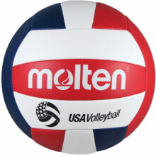 Molten Camp Rekreativ volleyball r?d/hvid/bl? (MS500-3) Officiel st?rrelse og v?gt
