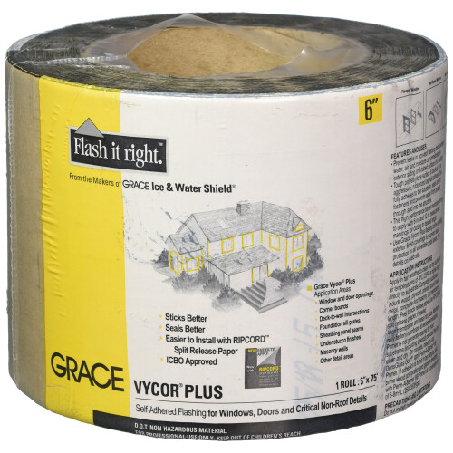 Grace Construction Products TV718306 Solin Vycor 6"" x 75', version originale