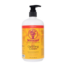 Jessicurl Hair Cleansing Cream Citrus Lavender 32 Fl oz Moisturizing Shampoo for Curly Hair Sulfate Free Shampoo for Dry Ha