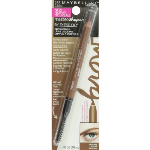 Maybelline New York Eye Studio Master Shape Μολύβι Φρυδιών, Auburn, 0.02 fl oz 1