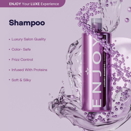Shampoo de Luxo Sem Sulfato 10.1 oz (Pacote de 2) 1