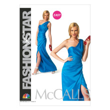 McCall Pattern Company M6837 Modelo de Vestido Feminino, Tamanho E5