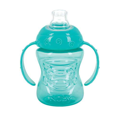 Nuby 2-Pack Δύο Χερούλια Κούπα Grip N' Sip, 8 Οζ, Χρώματα Μπορεί να Διαφέρουν 2