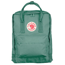Zaino da viaggio unisex Fjllrven Knken - Tasca laterale - Spallacci regolabili - Doppi manici superiori Verde ghiaccio Taglia unica Taglia unica