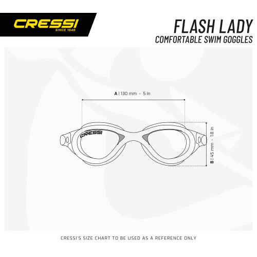 Cressi Lente Black/preta de Cressi Flash 2
