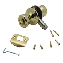 AP Products 013-202 Privacy Lock Set - Knob  Polished Brass