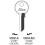 Key Blank  Brass  Type VR7  4 Pin  PK10 2