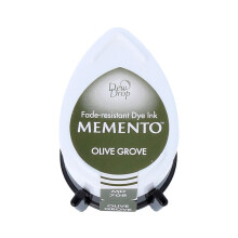 Tsukineko Memento Dew Drop Fade Resistant Dye Inktkussen Olive Grove