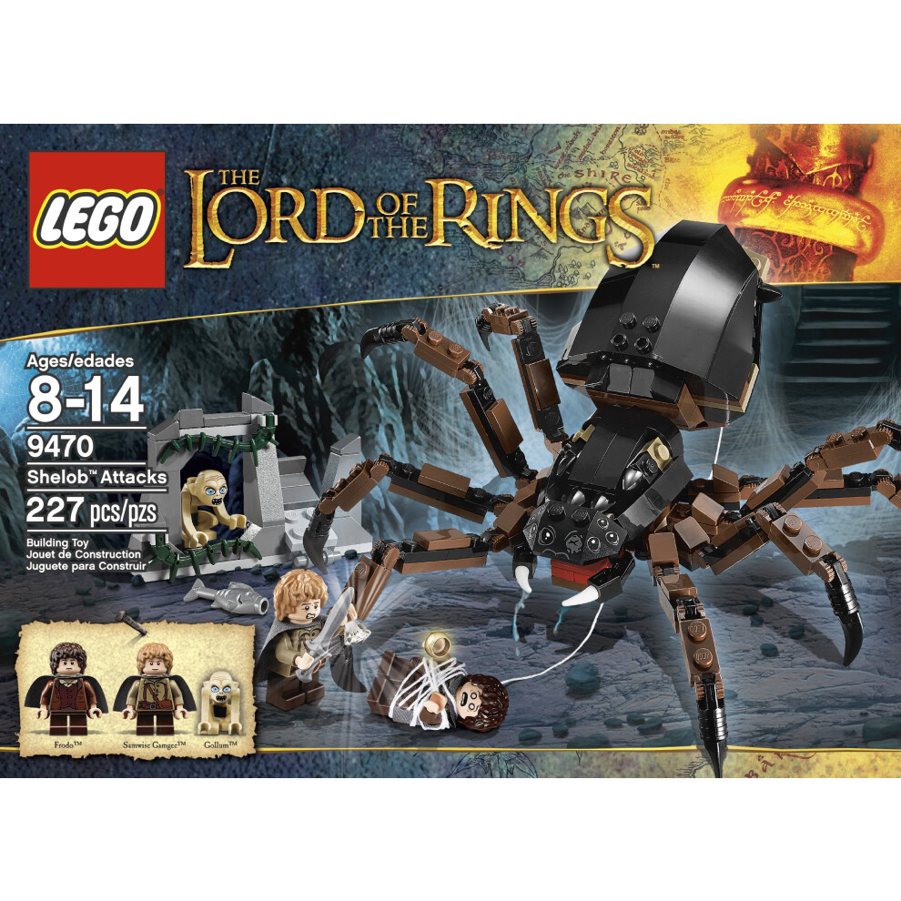 Lego The Lord Of The Rings Hobbit Shelob Attacks (9470)