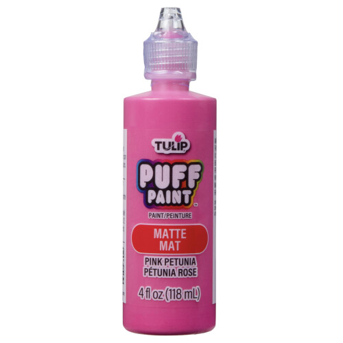 TULIP Puff Paint Petunia Matte Ροζ 4 Fl Oz (Συσκευασία 1)