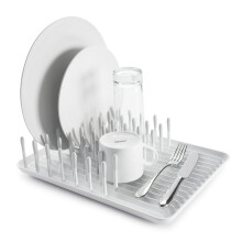 Oxo Good Grips Compact Dish Rack Biscuit 13-3/4 """" x 10-3/8 """" x 3-1/2 """" H para armazenamento