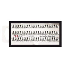 Red Cherry Knot Free Flare Medium Einzelwimpern Schwarz (6er-Pack)