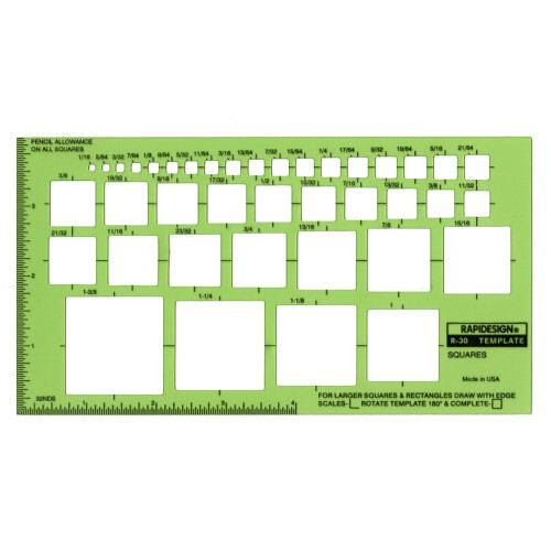 Rapidesign Squares sablon 1 db (R30)