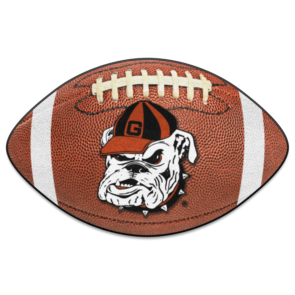 FANMATS - Tapis de football en nylon 4951 NCAA University of Georgia Bulldogs 22""""x35""""