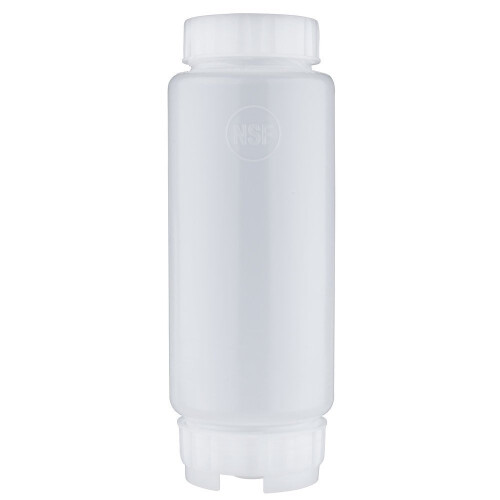 Garrafa de Squeeze FIFO para Molhos Cor: Branco. Capacidade: 591ml (20oz)