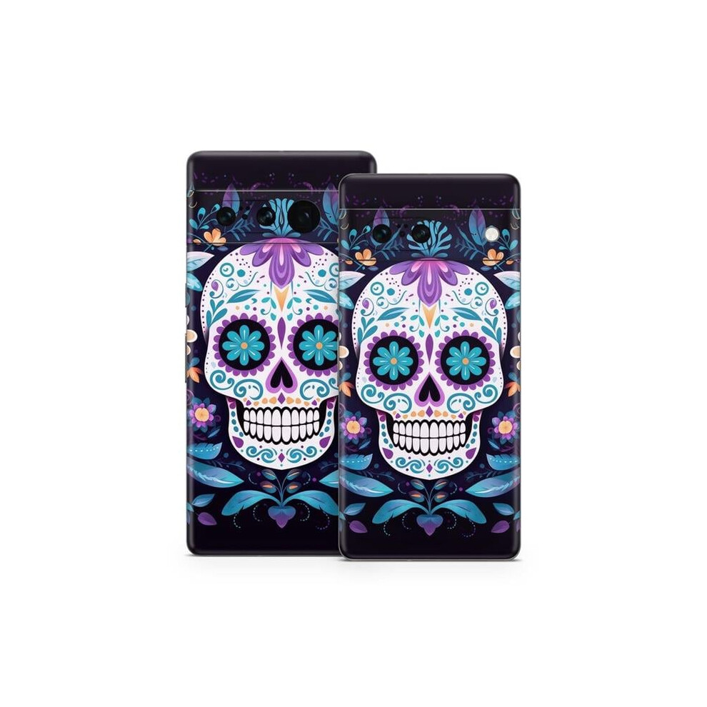 Decal Girl Gpx7-Calazul Google Pixel 7 Skin - Calavera Azul 727897177652