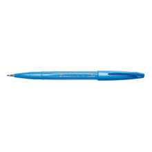 Pentel Fude Touch Sign Pen, himmelblauer Filzstift wie Pinselstrich (SES15C-S)