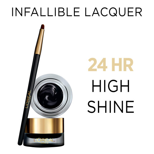 L'Oreal Paris Infallible Lacquer Eyeliner, Μαύρο (Η Συσκευασία Μπορεί να Διαφέρει) 1