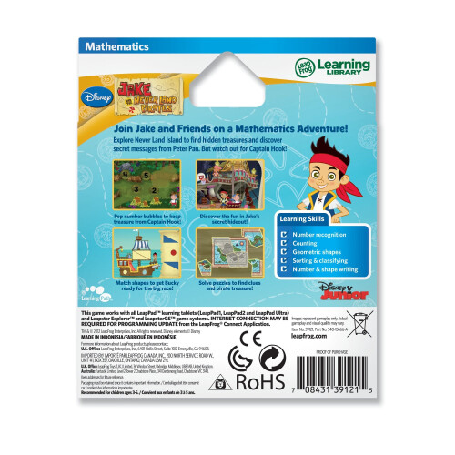 LeapFrog Leapfrog Disney Junior Jake og Never Land Pirates Learning Game 2