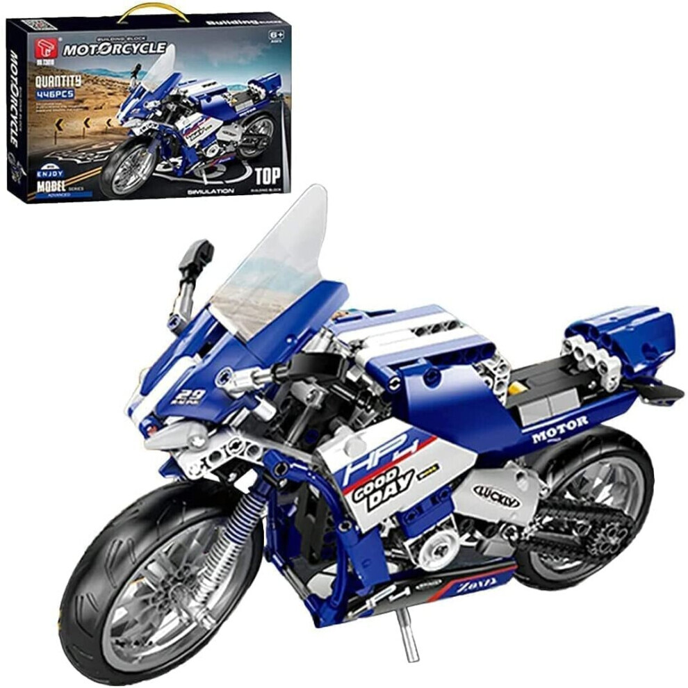 Maxpower Technic Motorcycle Building Kit For Kawasaki, Construction Toys Collection Motorcycle Building Kit Compatible With Lego