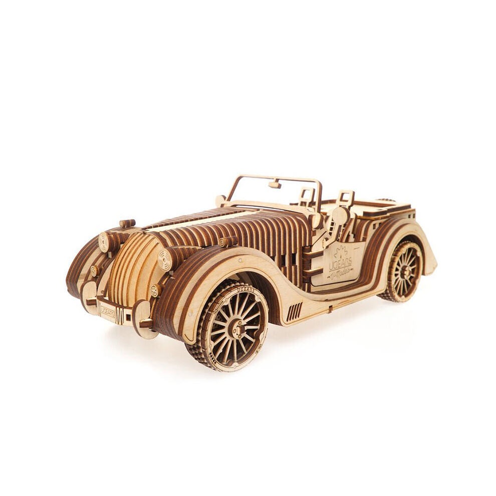 Maxpower Ugears Roadster - Mechanical Wooden Model Kit 70052