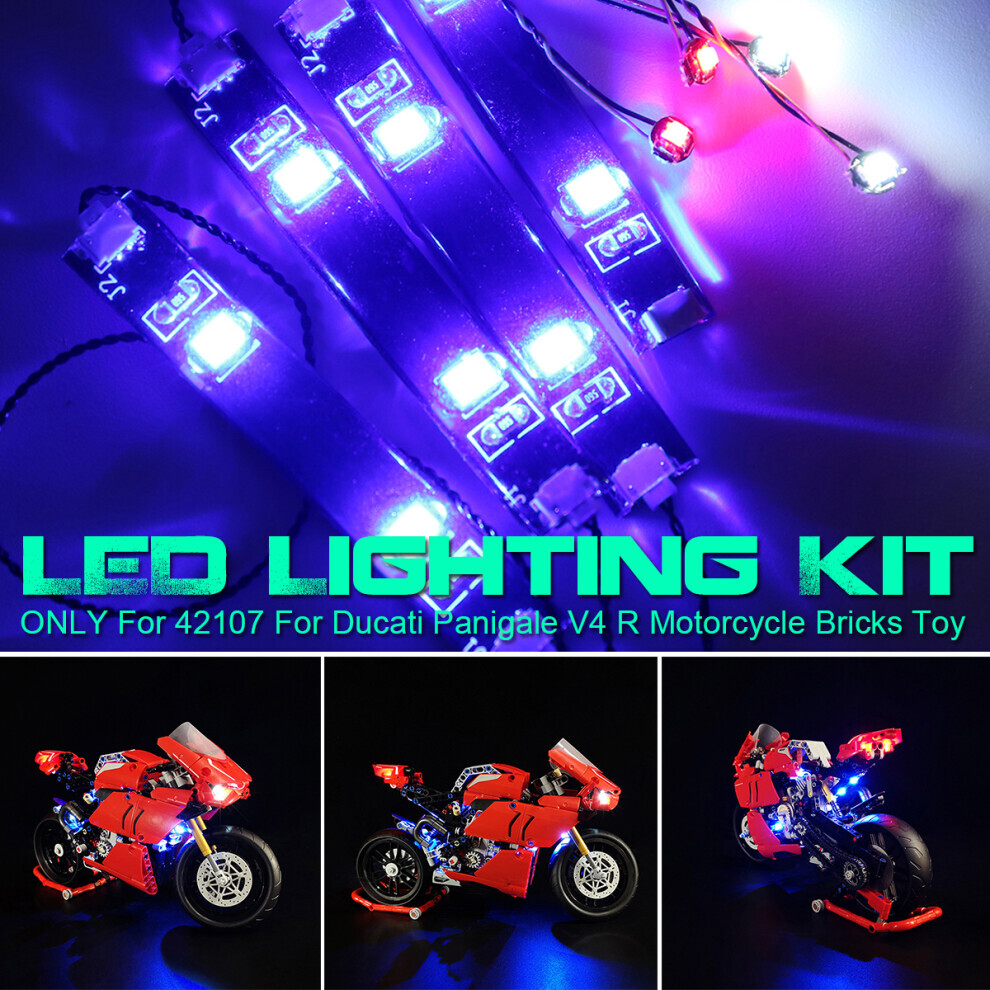 Maxpower Usb Diy Led Ing Kit For Lego 42107 For Ducati Panigale V4 R Motorcycle Light