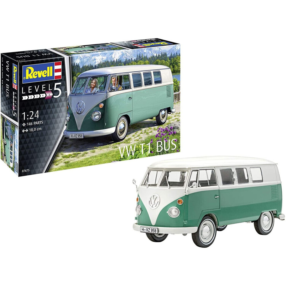 Maxpower Vw T1 Bus Level 5 Revell Model Kit