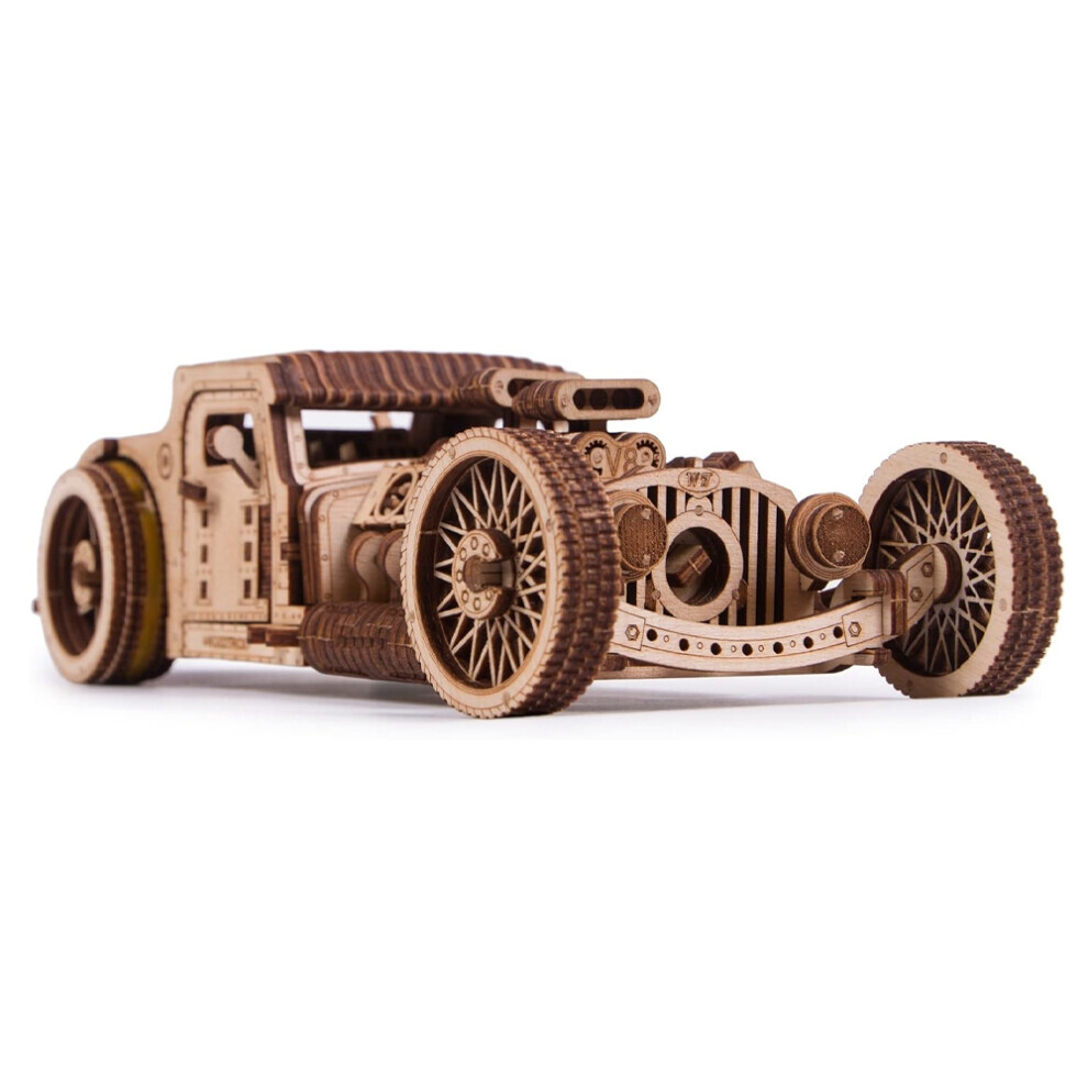 Maxpower Wood Trick Hot Rod Wooden Model Kit Wdtk023