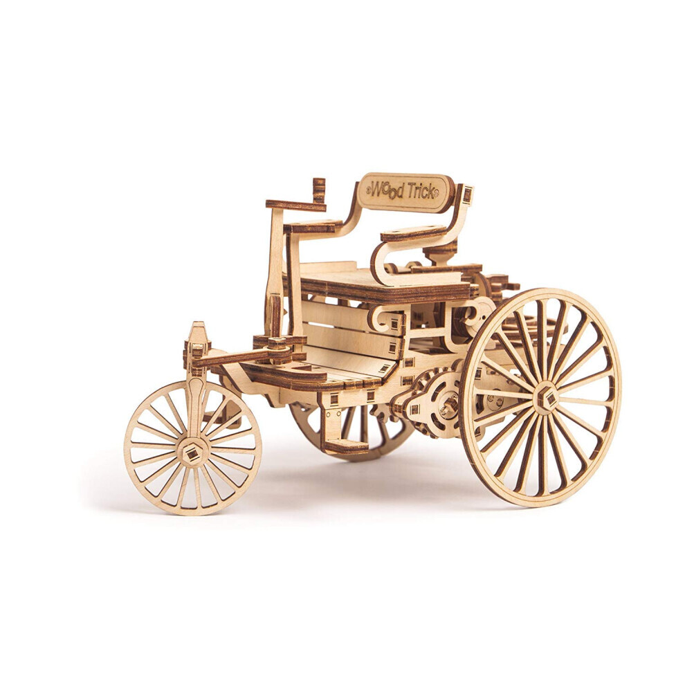 Maxpower Wood Trick World's First Car Wooden Model Kit For Adults And Kids To Build - 3D Wooden Puzzle