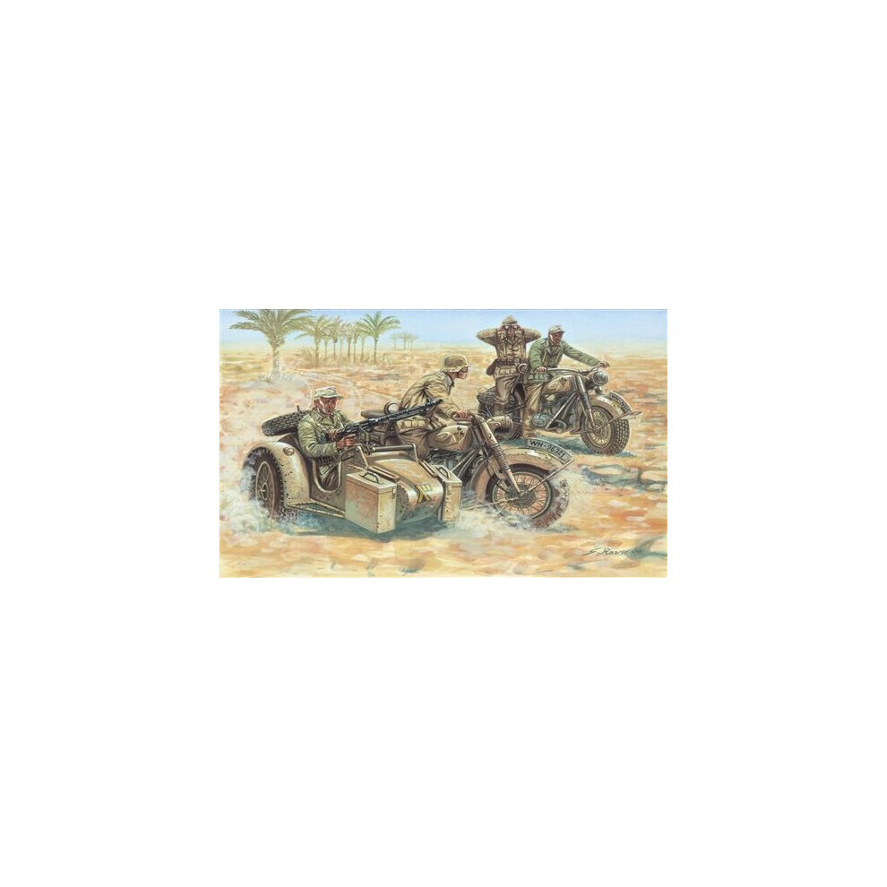 Maxpower Ww2 German Motorcycles - Soldiers 1:72 - Italeri 6121