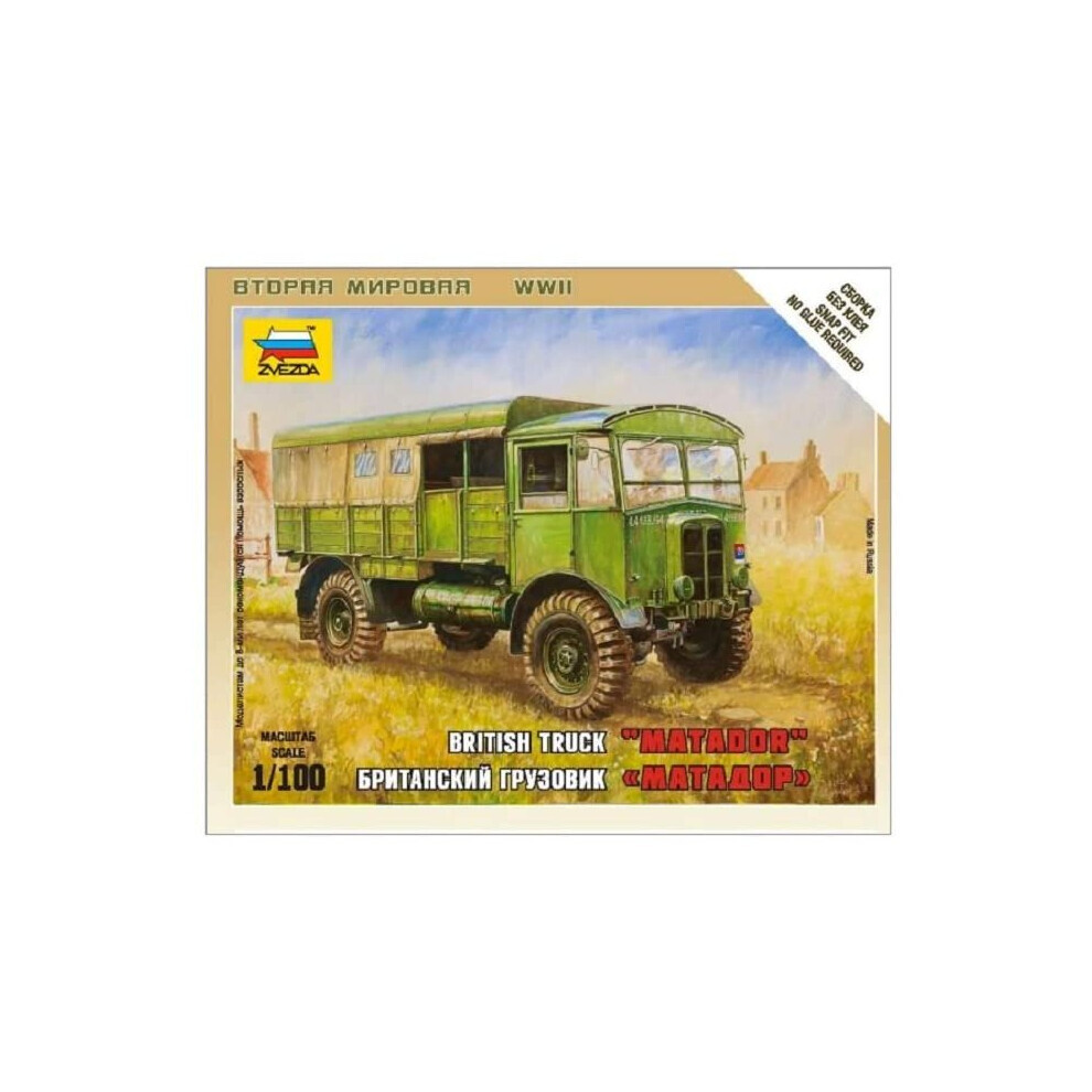 Zvezda Z6175 British Truck Matador Model Kit-image-OPC-PG8DFWT-NEW