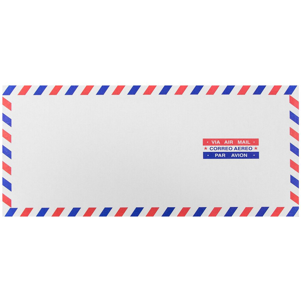 Enveloppes Pour Courrier A Rien Jam Paper #10 - 4 1/8 X 9 1/2 - Blanc - 25/Paquet-image