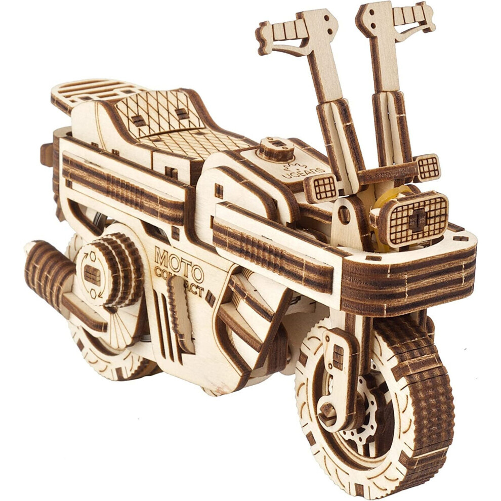 Maxpower Ugears 70168 Moto Compact Folding Scooter Wooden Model Kit