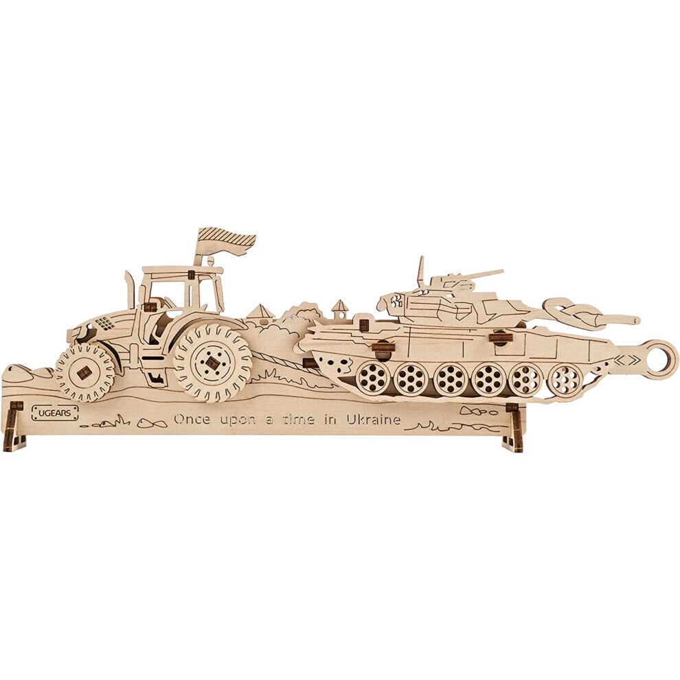 Maxpower Ugears 70185 Brave Ua Tractor Wooden Model Kit