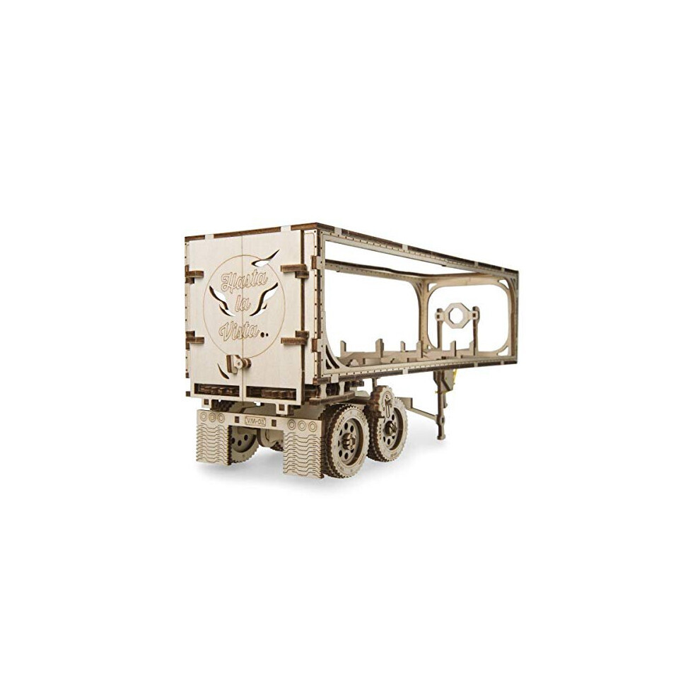 Maxpower Ugears Truck Trailer Diy Kit Âãã Heavy Boy Trailer For Truck Model Âãã Plywood Diy Model Accessory Âãã Vm-03 Truck Trailer Âãã