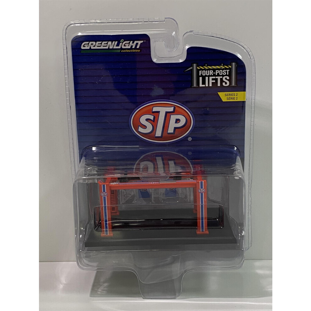 Maxpower Stp Four Post Lift Series 2 1:64 Scale Greenlight 16120A