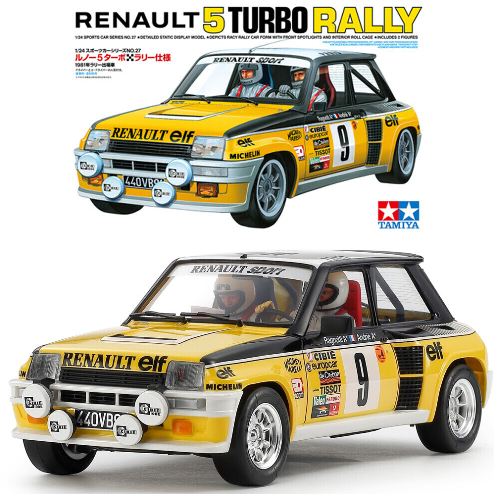 Maxpower Tamiya 24027 Renault 5 Turbo Rally 1:24 Model Kit