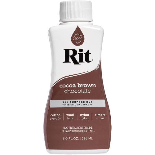 Rit Dye Rit All Purpose Liquid Dye 236ml  Brown  8 Fl Oz