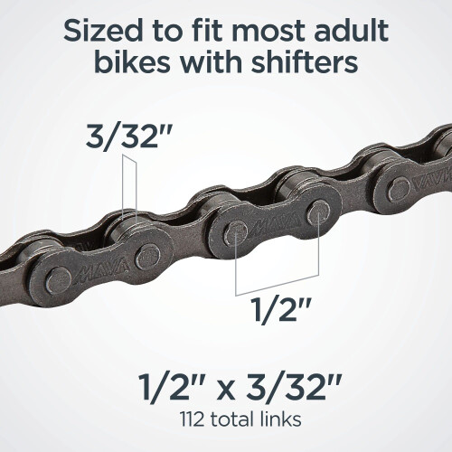 Schwinn Αλυσίδα Ποδηλάτου Schwinn για Πολυταχύτητες, 1/2 ίντσας x 3/32 ίντσας, 112 Συνδέσεις 1