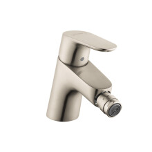 Grifo para bid    de 12,7 cm de alto Focus de Hansgrohe 31920821 en n   quel cepillado