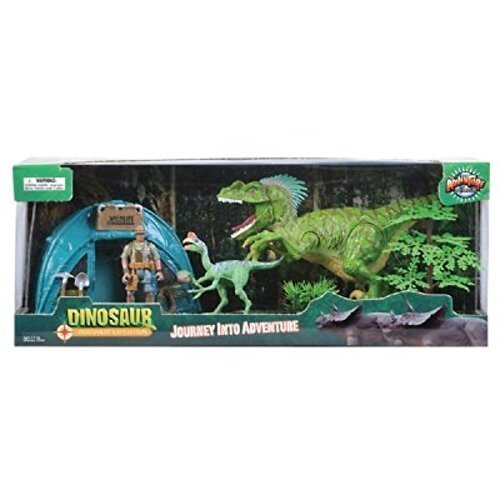Rhode Island Novelty 6 PC Set Explorer dinozaur