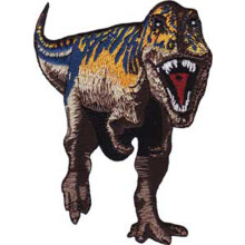 C&D Visionary Application Lila s barna T-Rex Patch 3 hvelyk