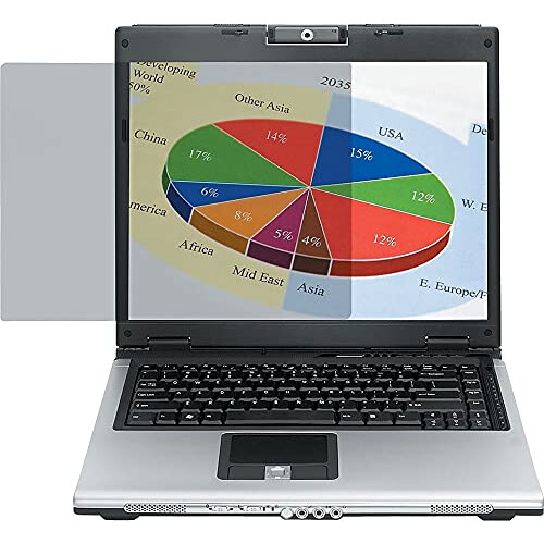 Fellowes Laptop/Flat Panel Privacy Filter - 17,0"" Zwart - 17""""LCD Notebook 2