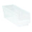 Sistema Quantum Storage Systems QSB101CL 36-Συσκευασίες 4" Διαφανείς Κάδοι Αποθήκευσης Ραφιών 1